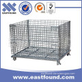 Warehouse Wire Bin Stackable Steel Lockable Storage Cage